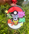 Poke ball Acrylic Keychain