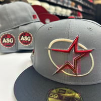 Image 1 of New Era 59Fifty Storm Gray Black