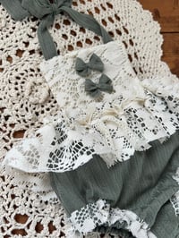 Image 4 of Sage Newborn Romper