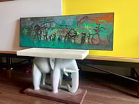 Image 3 of Atmospheric Oil Abstract Diptych