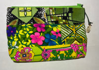 Image 1 of Vintage Hawaiian fabric clutch #10