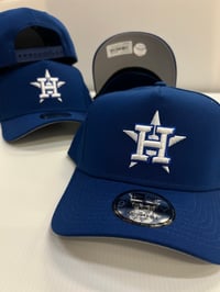 Image 1 of New Era 9Forty A-Frame Snapback Royal/White