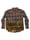 Image of XL Brown Half Reverse Flannel