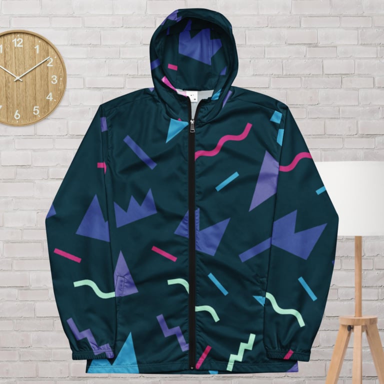 My Skull & My Crown Men’s Windbreaker Image 3