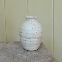 Image 2 of speckle bottle vase