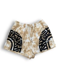 Image 1 of 1/1 Tie-Dye Nike Calligraphy Shorts