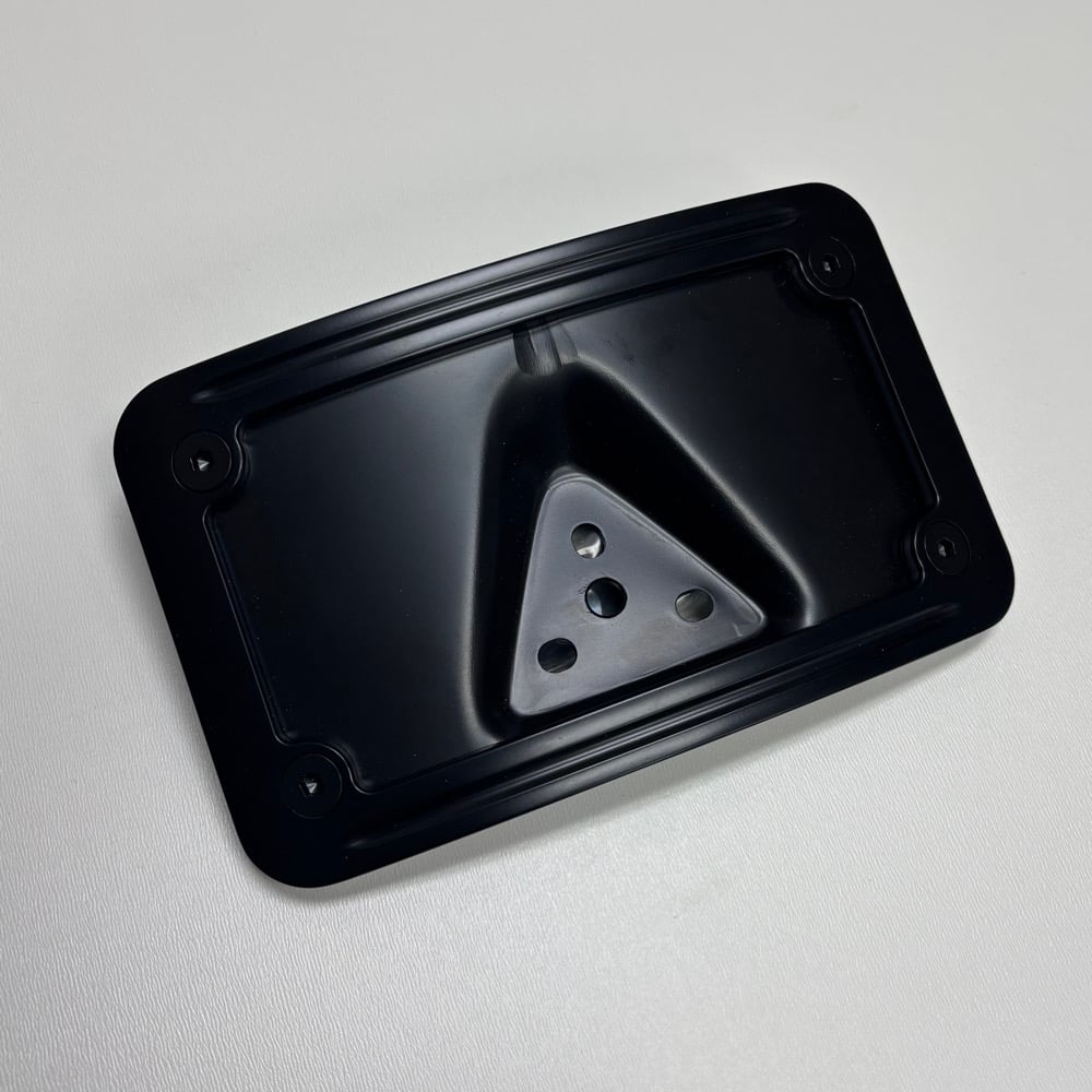 Image of Curved Laydown License Plate Bracket (fits most HD)