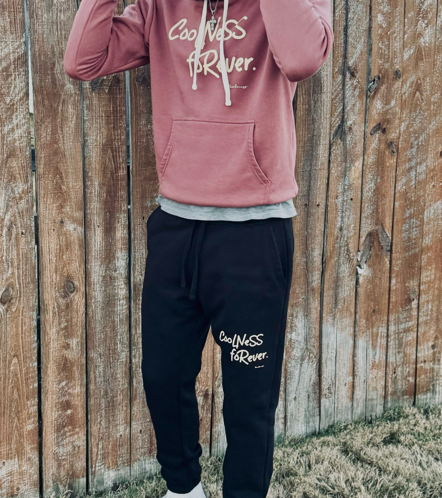 Image of Coolness Forever Sweatsuit - Muave/Black