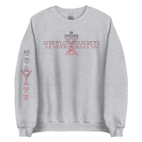 Image 5 of PHRZK Tua Atu Unisex Sweatshirt "Black/Red"