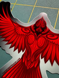 Image 3 of Cardinal Flight - Sticker 2pk