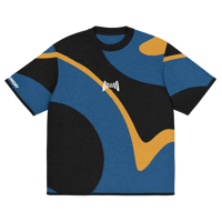 Image 7 of Life - Blue/Gold/Black - Knitted Shirt