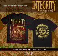 Image 1 of INTEGRITY / HUMANITY IS THE DEVIL/ Y & R 813 desing T SHIRT
