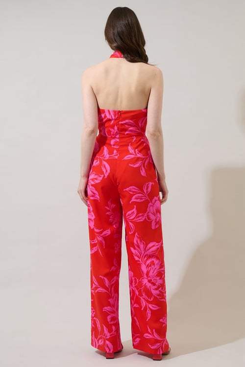 Image of Darline Halter Jumpsuit