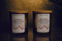 GOLDEN CHRISTMAS CANDLE
