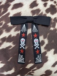 Image 2 of BLACK SPOOK TIE