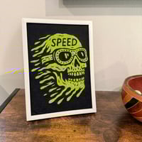 Image 2 of Speeeeed Skull Embroidery