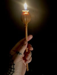 Image 2 of Poppy Head Candle