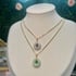 cz heart gem jaded necklace  Image 2