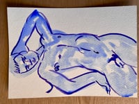 Image 1 of Watercolour ~ Blue Boys XXXII