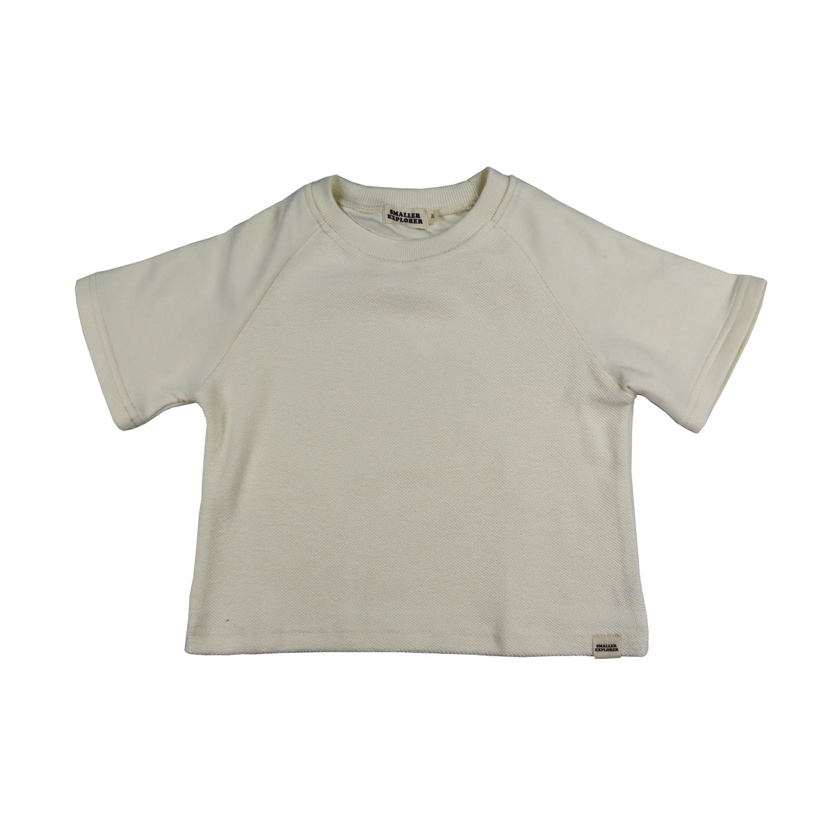 Image of Active T-Shirt -  French Terry - Milk