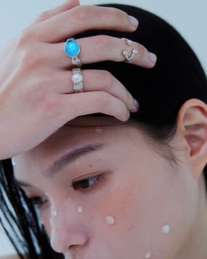 Image of LOWOOL -  Dew Pearl Silver Ring