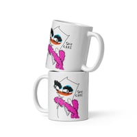 Image 3 of self care White glossy mug 