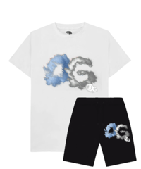 Image 1 of OG NUVANTI CLOUD WHITE SHORT & TEE SET