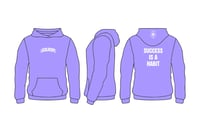 LocalHoops Ways Fleece Hoodie - Lavender/Ivory White