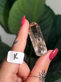 Image 11 of CHOOSE YOUR OWN MINI RUTILE SMOKEY QUARTZ POINTS (NATURAL UNPOLISHED POINTS) -BRAZIL- LOT 1