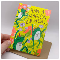 Image 1 of Have a Magical Birthday Frogs