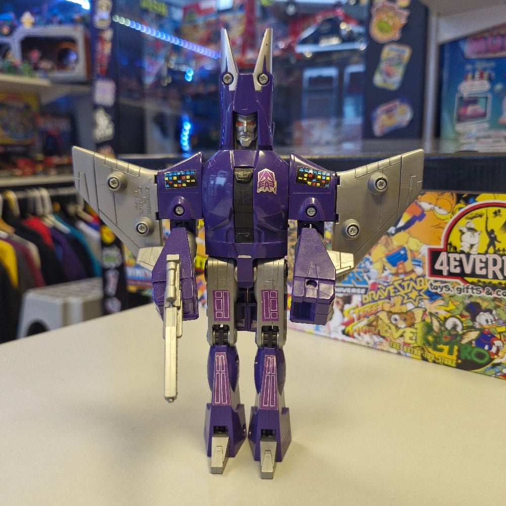 Image of Vintage Transformers G1 Cyclonus Decepticon Action Figure 1980s
