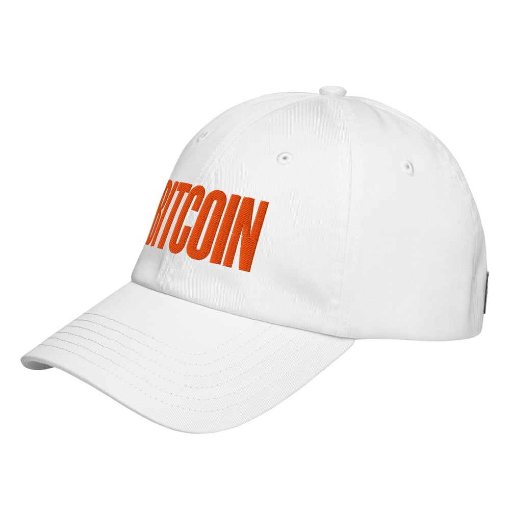 The Bitcoin • White • Under Armour® dad hat