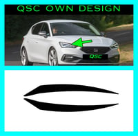 X2 Seat Leon Mk4 Eyebrow Stickers 