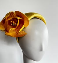 Image 1 of Yellow straw bandeau
