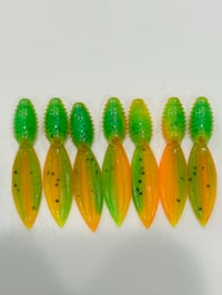 PaddleTube™ 1.75” — Fire Tiger | Finesse Tube Hybrid 7 pcs