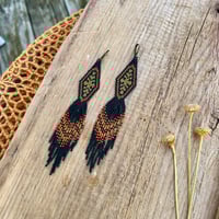 Image 2 of Garden Party fringe - Black