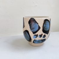 Image 4 of thrown Leopard cup - babyblue