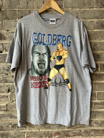 Image of 90s Vintage Goldberg -Who’s Next Wrestling Tee, SIZE: XL