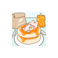 Fluffy Honey Pancake | Art Print