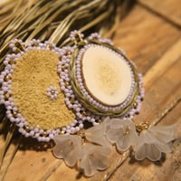 Image 3 of Floral Sweetgrass Dangles