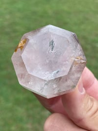 Image 3 of Diamond Cut Clear Quartz Crystal #1898
