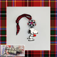 Image 1 of Snoopy Capture Crystal Starflake Ornament