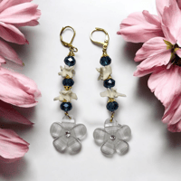 Rattlesnake Cherry Blossom Earrings 