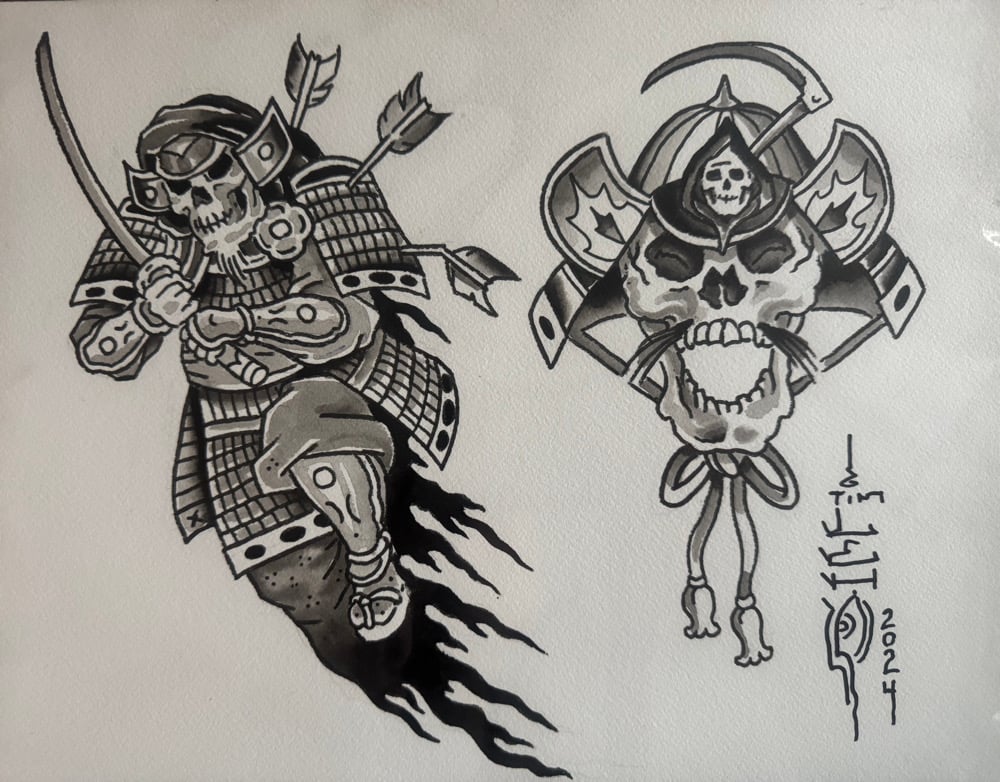 Image of Tim Lehi “Reapers & Wolves #98” Original Art