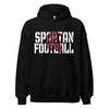 Spartan Football Block Letters Hoodie