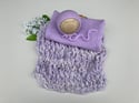 Iced Lavender Newborn Bonnet Wrap & Layer Photography Prop Set