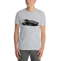 Image 1 of Short-Sleeve Unisex T-Shirt Coupe concept-BLK