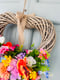 Image of Garden Flowers Heart Wreath 