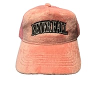 Never Fall Logo Trucker (Pink) 