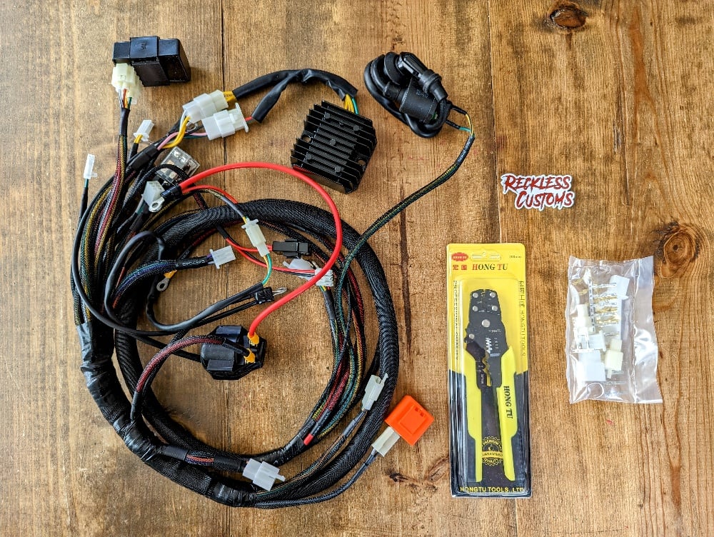 PSP Plug and Play Engine Swap Harness for Honda Ruckus GY6
